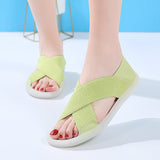 Women's Flat Flying Woven Casual Beach Shoes