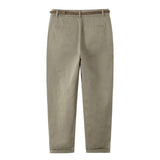 Fashion Three-color Woven With Belt Casual Pants