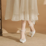 Female 8cm Slim Heeled High Heels, Bridal Wedding Shoes